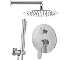Встраиваемый душевой комплект со смесителем ALMAes Sakari, хром 2 режима TVZ-0891 Встраиваемый душевой комплект со смесителем ALMAes Sakari, хром 2 режима TVZ-0891