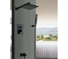 Встраиваемый душевой комплект ALMAes Teivaz, TVZ-1805 Черный