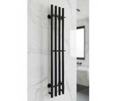 Полотенцесушитель электрический Comfysan Alto EC-4 120/18, черный матовый Полотенцесушитель электрический Comfysan Alto EC-4 120/18, черный матовый