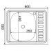 Мойка из нержавеющей стали MIXLINE ML 50x60 (538191)