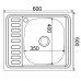 Мойка из нержавеющей стали MIXLINE ML 50x60 (538192)
