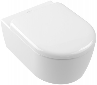 Унитаз подвесной со смывом TwistFlush Villeroy&Boch Skyla 5656CL01 сиденье для унитаза с функцией QuickRelease и SoftClosing Альпийский белый Унитаз подвесной со смывом TwistFlush Villeroy&Boch Skyla 5656CL01 сиденье для унитаза с функцией QuickRelease и SoftClosing Альпийский белый