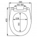 Крышка-сиденье Norm Fit 803-003-709 с микролифтом Крышка-сиденье Norm Fit 803-003-709 с микролифтом