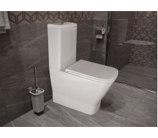 Унитаз-компакт Azario  Joy AZ-2168-UQ3 напольный, безободковый, слив " скрытый Торнадо", с быстросъемным сиденьем микролифт