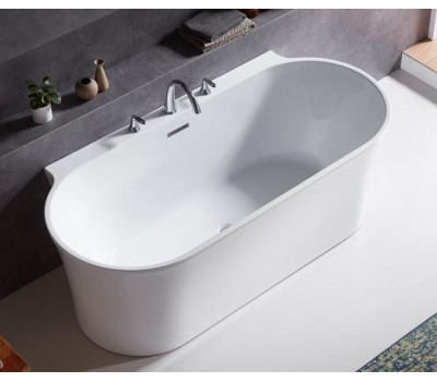 Ванна акриловая пристенная 150х80 см BelBagno BB409-1500-800
