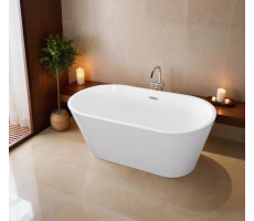 Ванна акриловая 170х75 см Loranto CS-01-170 отдельностоящая, в комплекте с сифоном и опорными ножками Ванна акриловая 170х75 см Loranto CS-01-170 отдельностоящая, в комплекте с сифоном и опорными ножками