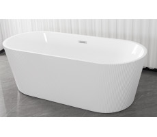 Ванна акриловая 170х75 см Loranto CS-03W-170 отдельностоящая, в комплекте с сифоном и опорными ножками, белый Ванна акриловая 170х75 см Loranto CS-03W-170 отдельностоящая, в комплекте с сифоном и опорными ножками, белый