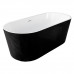 Ванна акриловая 170х75 см Loranto CS-03mB-170 отдельностоящая, в комплекте с сифоном и опорными ножками, черный Ванна акриловая 170х75 см Loranto CS-03mB-170 отдельностоящая, в комплекте с сифоном и опорными ножками, черный