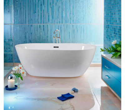 Ванна акриловая 170х82 см Loranto CS-14-170 отдельностоящая, в комплекте с сифоном и опорными ножками Ванна акриловая 170х82 см Loranto CS-14-170 отдельностоящая, в комплекте с сифоном и опорными ножками