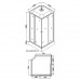 Душевая кабина Loranto CS-6411F, 100*100*215 Душевая кабина Loranto CS-6411F, 100*100*215