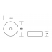 Раковина Misty Nuage MU7044A-MWM 36 (белый мрамор) MU7044A-MWM белый мрамор 