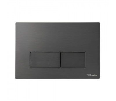 Металлическая панель смыва для унитаза TECEspring S S240521 нержавеющая сталь, сатин, gun metal PVD, покрытие против отпечатков пальцев Металлическая панель смыва для унитаза TECEspring S S240521 нержавеющая сталь, сатин, gun metal PVD, покрытие против отпечатков пальцев