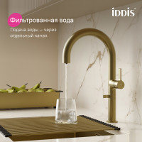 Смеситель для кухни IDDIS Спин (Spin) SPNMGCFi05 Золото матовое