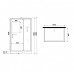 Душевая кабина Niagara Standart ST100/80/15Q/BL/BK (100х80х200) прямоугольник, поддон 15см, распашная, профиль черный, без крыши Душевая кабина Niagara Standart ST100/80/15Q/BL/BK (100х80х200) прямоугольник, поддон 15см, распашная, профиль черный, без крыши