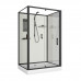Душевая кабина Niagara Standart ST100/80/15Q/BL/BK (100х80х200) прямоугольник, поддон 15см, распашная, профиль черный, без крыши Душевая кабина Niagara Standart ST100/80/15Q/BL/BK (100х80х200) прямоугольник, поддон 15см, распашная, профиль черный, без крыши