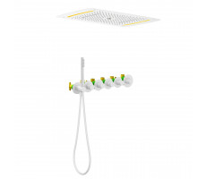 Душевая система встроенная с термостатом Timo Saona SX-2319/16SM белый матовый Душевая система встроенная с термостатом Timo Saona SX-2319/16SM белый матовый