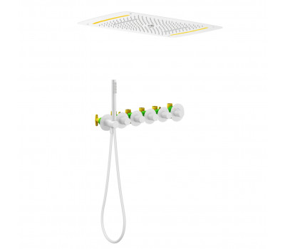 Душевая система встроенная с термостатом Timo Saona SX-2319/16SM белый матовый Душевая система встроенная с термостатом Timo Saona SX-2319/16SM белый матовый