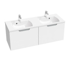 Тумба под раковину Ravak SD Classic II 130 X000001483 подвесная Белая Серая