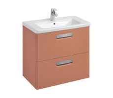 Тумба под раковину Roca The Gap Original 70 ZRU9307838 подвесная, 2 ящика, терракота Тумба под раковину Roca The Gap Original 70 ZRU9307838 подвесная, 2 ящика, терракота