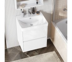 Тумба под раковину Aquaton Сканди 55 подвесная, белая (1A251701SD010)