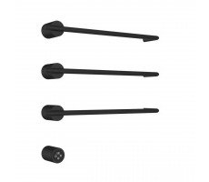 Полотенцесушитель электрический 52х51см AQUAme AQM3143MB черный матовый Полотенцесушитель электрический 52х51см AQUAme AQM3143MB черный матовый