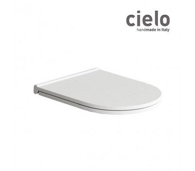 Сиденье с крышкой для унитаза CIELO Smile CPVSMNEWF Soft Close, ультратонкое (белый)