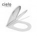 Сиденье с крышкой для унитаза CIELO Smile CPVSMNEWF Soft Close, ультратонкое (белый)