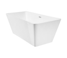 Ванна акриловая 170х75 см Loranto CS-13-170 отдельностоящая, в комплекте с сифоном и опорными ножками