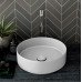 Раковина накладная Ø 40 см Ceramica CIELO Shui Comfort SHCOLAT40 TL цвет Talco (тальк)