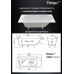 Ванна из искусственного камня Triton Омега 180x80 см Щ0000075302 на ножках Ванна из искусственного камня Triton Омега 180x80 см Щ0000075302 на ножках
