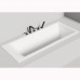 Встраиваемая ванна 170x75 Salini Cascata KIT 104323M регулируемые ножки, донный клапан "Up&Down", сифон S-Stone, цвет: белый матовый
