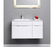 Подвесная тумба 90 см Правая. AQWELLA Malaga Mal.01.09/R Белый  Подвесная тумба 90 см Правая. AQWELLA Malaga Mal.01.09/R Белый