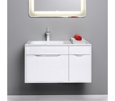 Подвесная тумба 90 см Правая. AQWELLA Malaga Mal.01.09/R Белый  Подвесная тумба 90 см Правая. AQWELLA Malaga Mal.01.09/R Белый