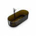 Ванна отдельностоящая из полимерного материала 170x75 Knief Ellipse shape 70003030 цвет Pyrit # 030