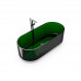 Ванна отдельностоящая 170х75 Knief Ellipse shape 70003090 из полимерного материала, цвет: Malachit # 090
