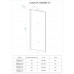 Шторка на ванну Veconi Palau PL-85, 800x1500, хром, стекло прозрачное PL85-80-01-C7