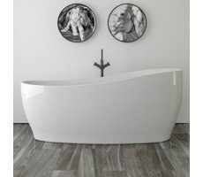 Ванна отдельностоящая 180х85 см KNIEF Relax 0100-278 с щелевым переливом, цвет белый