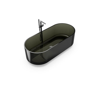 Ванна отдельностоящая из полимерного материала 170x75 Knief Ellipse shape 70003020 цвет Turmalin # 020