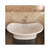 Ванна из литого мрамора на подиуме Фэма Стиль Габриэлла 189х87 