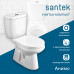 Унитаз-компакт Santek Анимо 1WH110038 с вертикальным выпуском, эконом