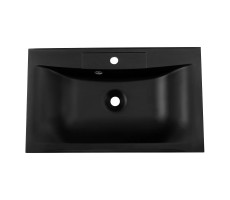 Раковина из искуственного мрамора Art&Max AM-LAV-750-MR-FP-Nero 