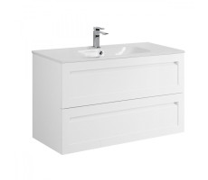 База под раковину Art&Max AM-Platino-1000-2C-SO-BM-Cer Белый матовый 