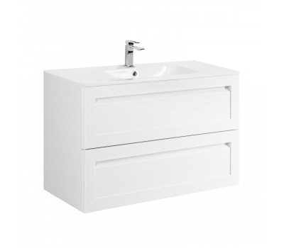 База под раковину Art&Max PLATINO AM-Platino-900-2C-SO-BM-Cer Белый матовый