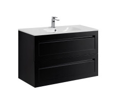База под раковину Art&Max PLATINO AM-Platino-900-2C-SO-NM-Cer Черный матовый