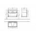 Тумба под раковину 75 см Villeroy&Boch Verity Design B02100DH цвет-белый
