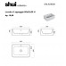 Раковина 60х42см CIELO Shui SHLAA6020 цвет Gloss White