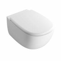 Унитаз подвесной безободковый GLOBO Daily DNS02BO цвет белый матовый