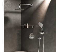 Набор: смеситель с термостатом на 2 потребителя AM.PM X-Joy FT85A1RH10 Хром