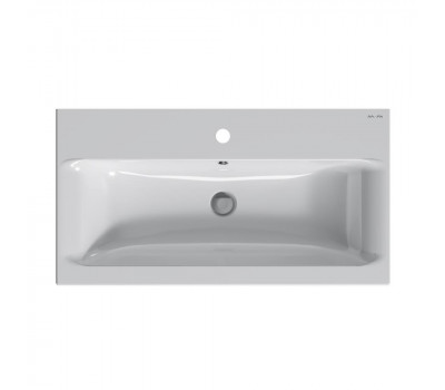 Раковина мебельная, керамическая, 80 см, встраиваемая AM.PM Gem M90WCC0802WG Белый 