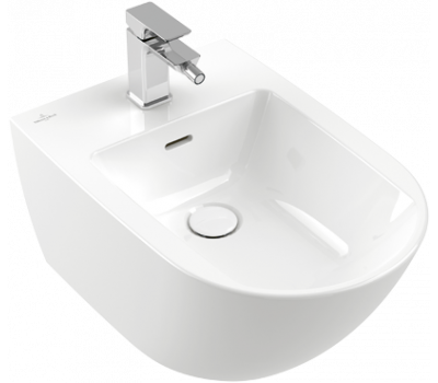 Биде подвесное Villeroy & Boch Antao 541100RW Альпийский белый Stone White CeramicPlus (белый матовый)